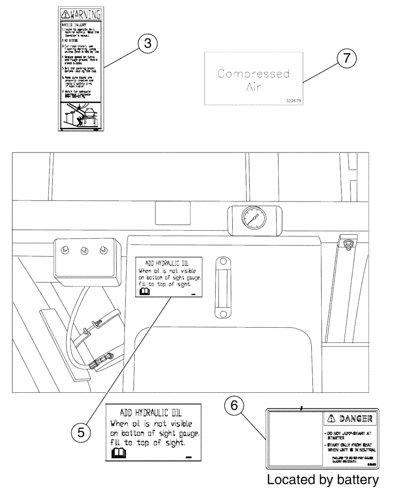 Схема запчастей Case IH FLX4375 - (09-003) - DECAL GROUP, LABELS (13) - DECALS