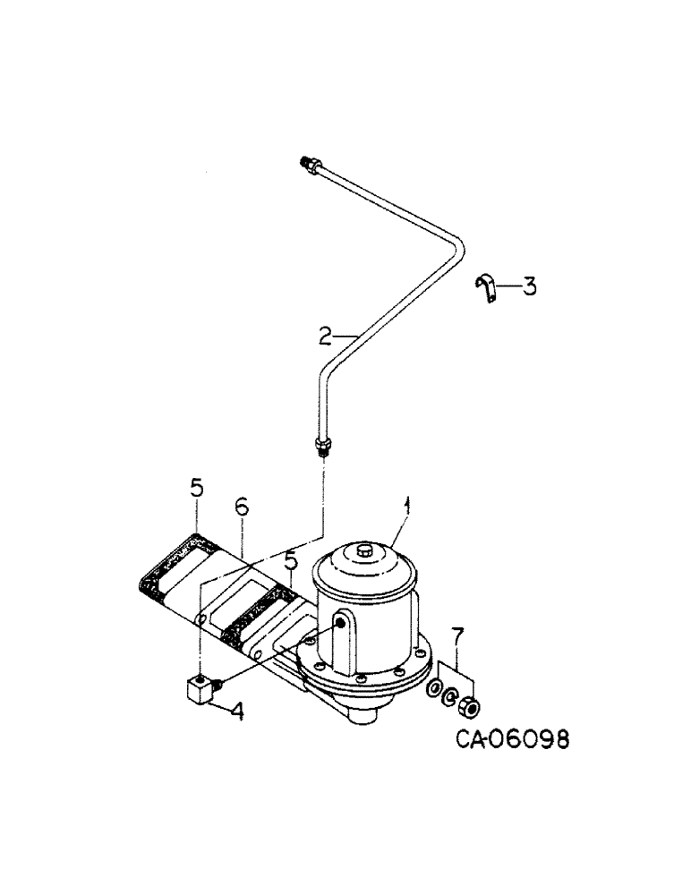 Схема запчастей Case IH 4150 - (12-20) - POWER, FUEL PUMP, MAZDA ENGINE (04) - Drive Train