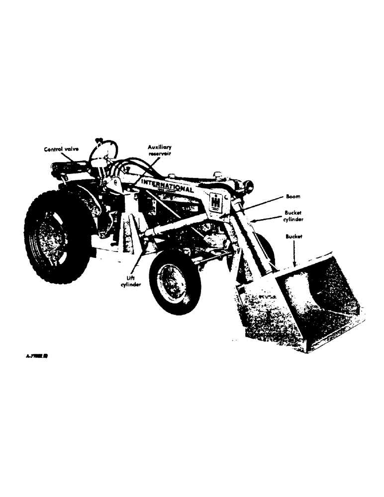 Схема запчастей Case IH 1000 - (E-01) - 1000 LOADER, BUILT 1962 TO 1975 