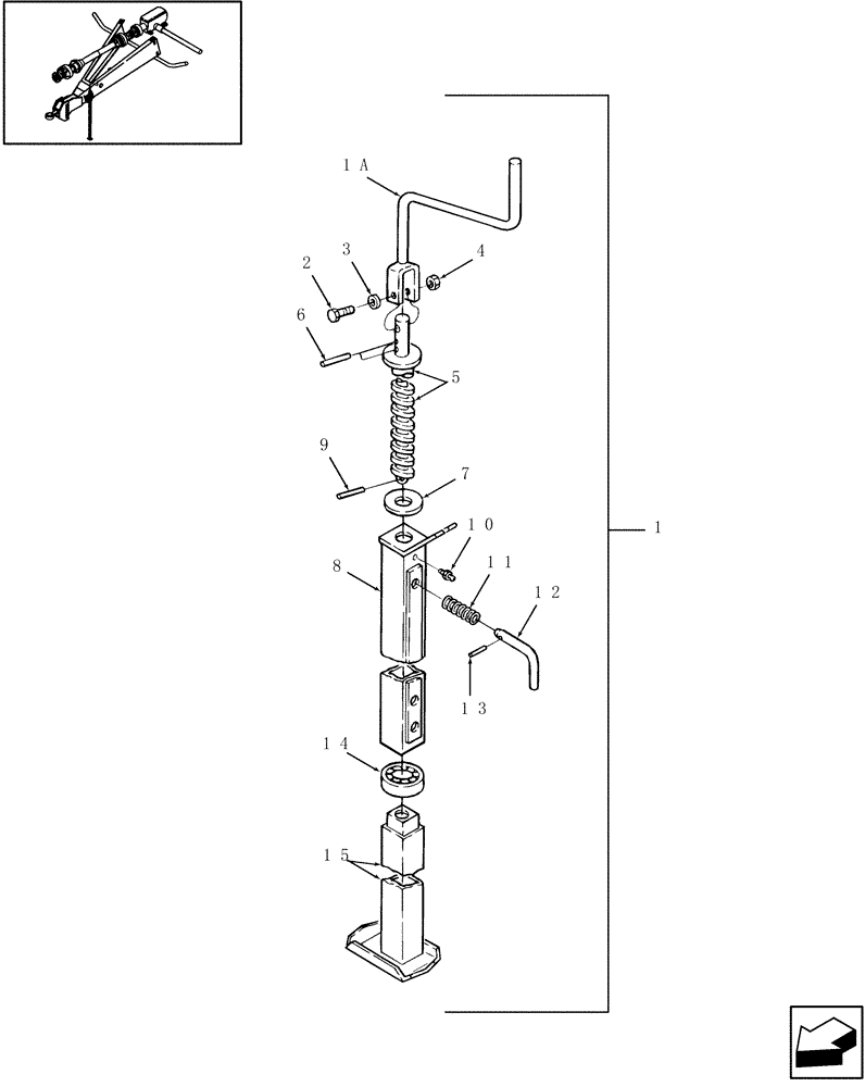 Схема запчастей Case IH RBX561 - (012) - JACK (37) - HITCHES, DRAWBARS & IMPLEMENT COUPLINGS