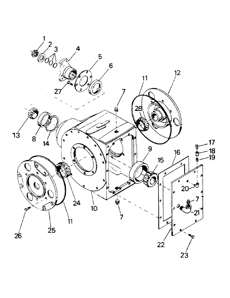 Схема запчастей Case IH STEIGER - (04-52) - HOUSING - ADJUSTABLE AXLE (04) - Drive Train