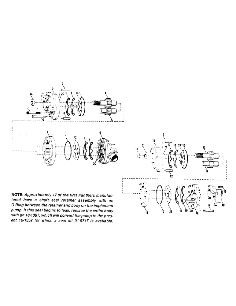 Схема запчастей Case IH STEIGER - (08-15[1]) - IMPLEMENT PUMP (07) - HYDRAULICS