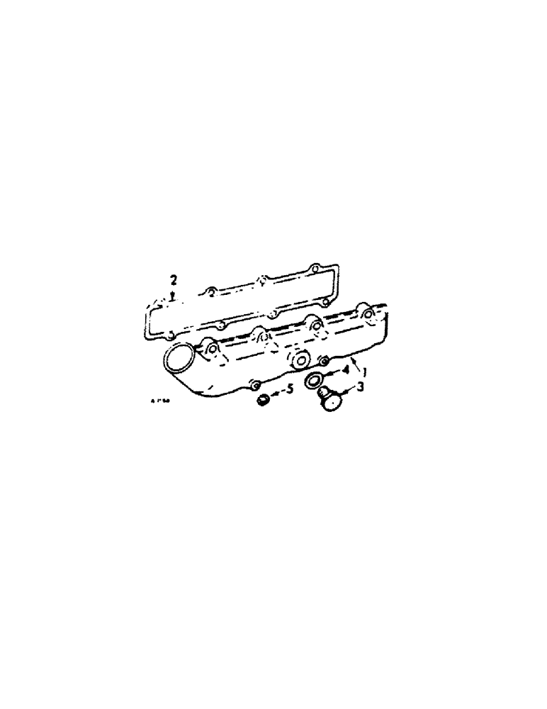 Схема запчастей Case IH 474 - (12-28) - INTAKE MANIFOLD Power