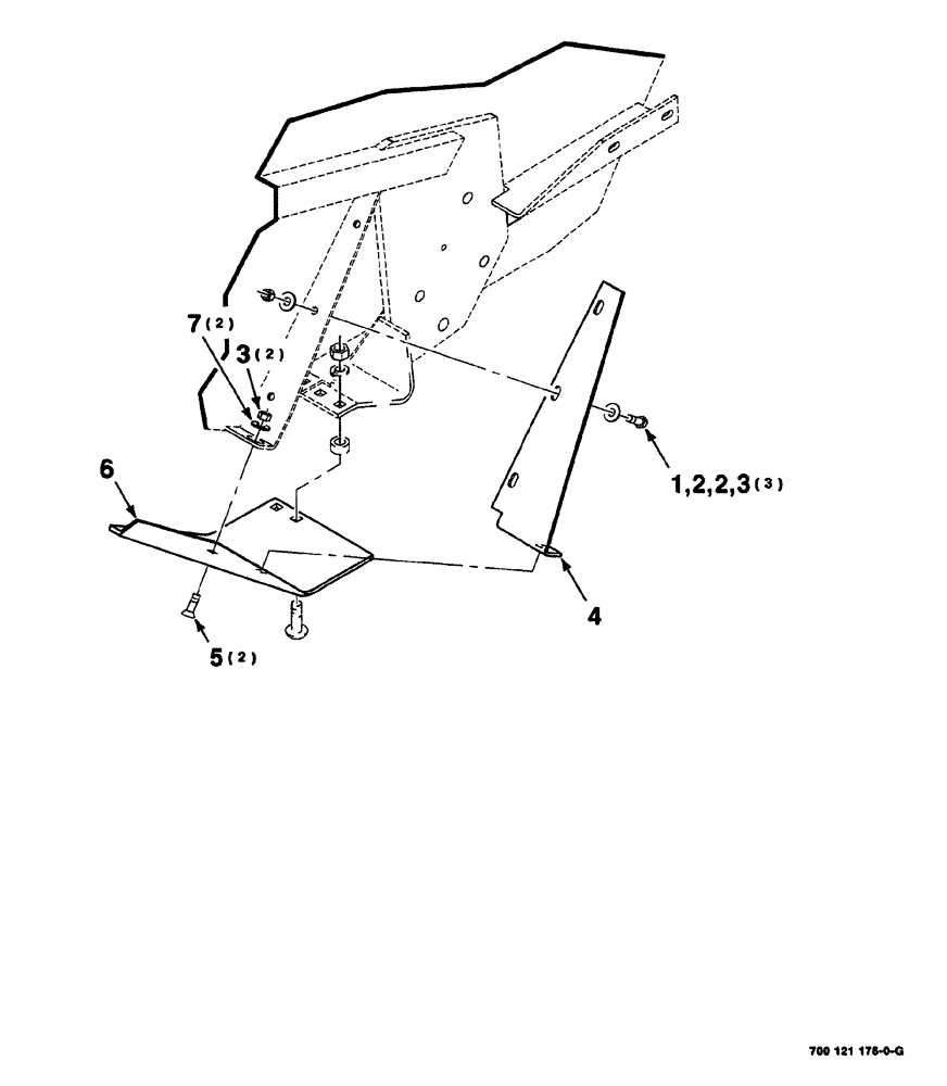 Схема запчастей Case IH 525 - (09-016) - KNIFE SOCKET PROTECTOR ASSEMBLY KIT (88) - ACCESSORIES