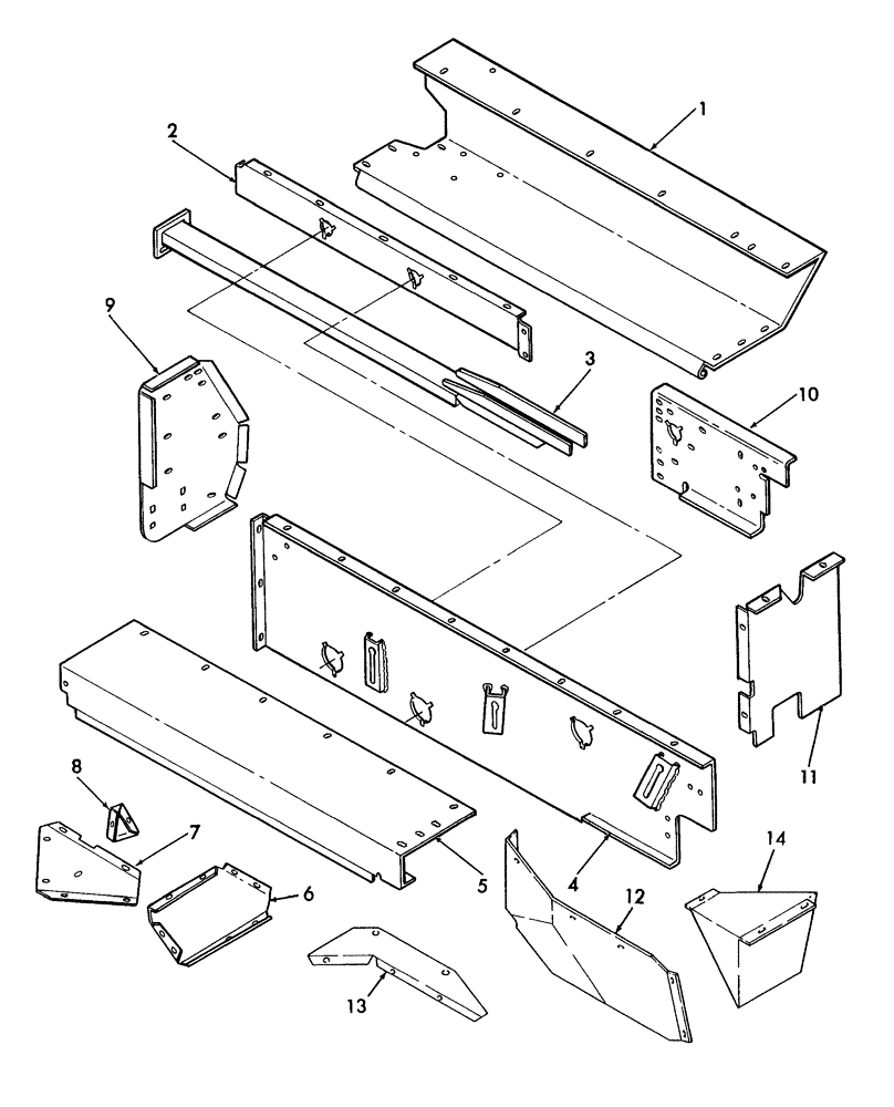 Схема запчастей Case IH SBX530 - (036) - FEEDER SHIELDING, SBX530 (60) - PRODUCT FEEDING