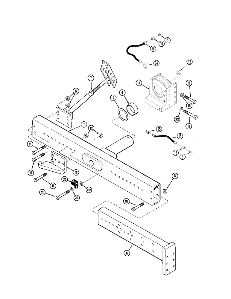 Схема запчастей Case IH 2366 - (05-23[02]) - AXLE, STEERING - EXTENSIONS - POWER GUIDE AXLE, ASN JJC0255000 (04) - STEERING