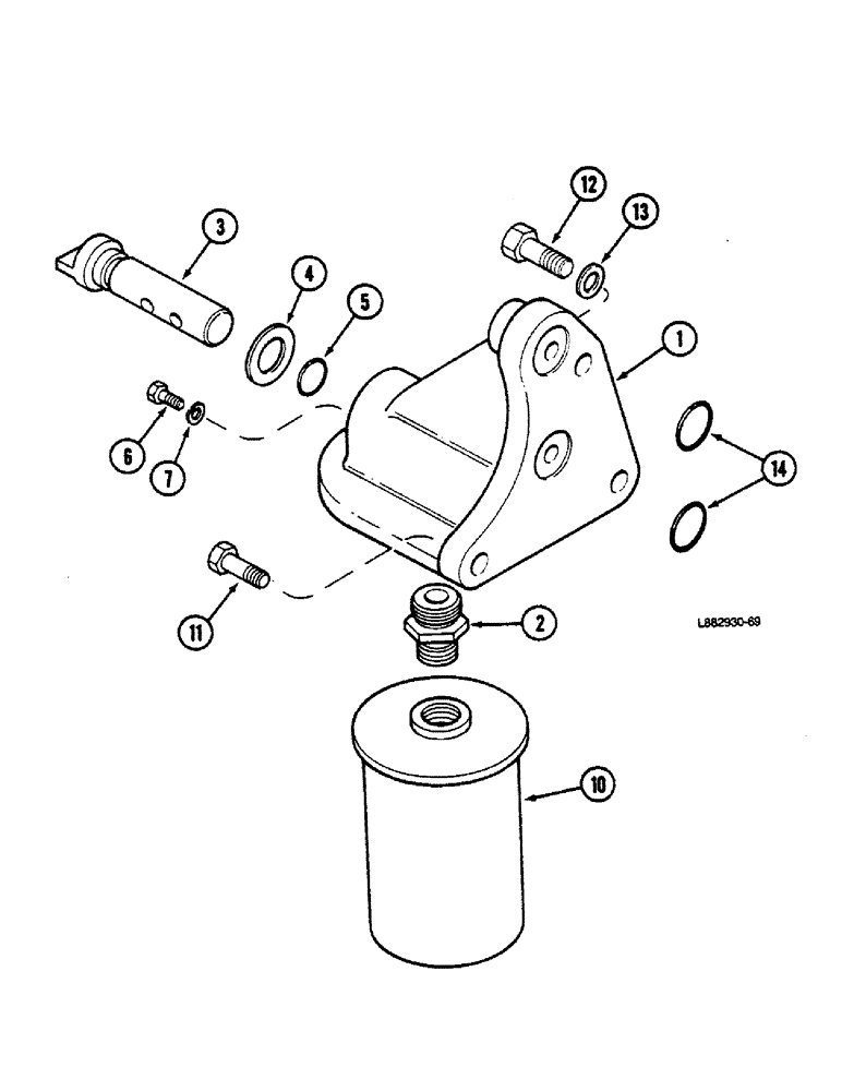 Схема запчастей Case IH 9150 - (2-20) - WATER FILTER, L-10 ENGINE (02) - ENGINE