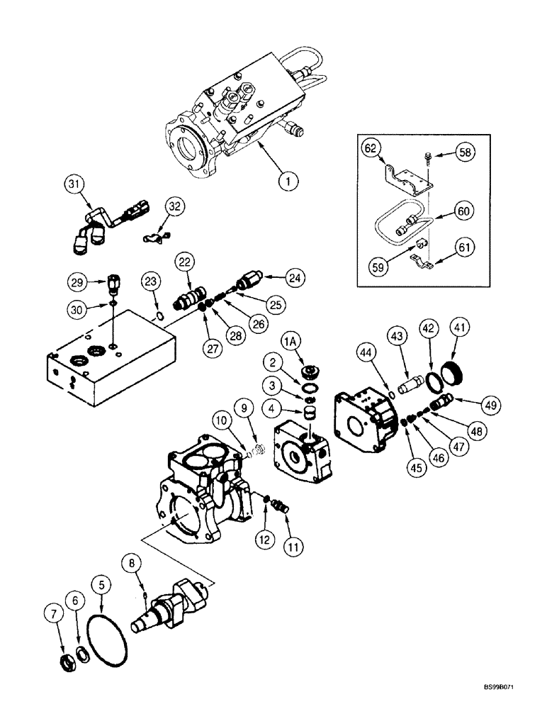 Схема запчастей Case IH MX270 - (3-028) - FUEL INJECTION PUMP, MX240, M270, 6TAA-8304 EMISSIONS CERTIFIED ENGINE (03) - FUEL SYSTEM