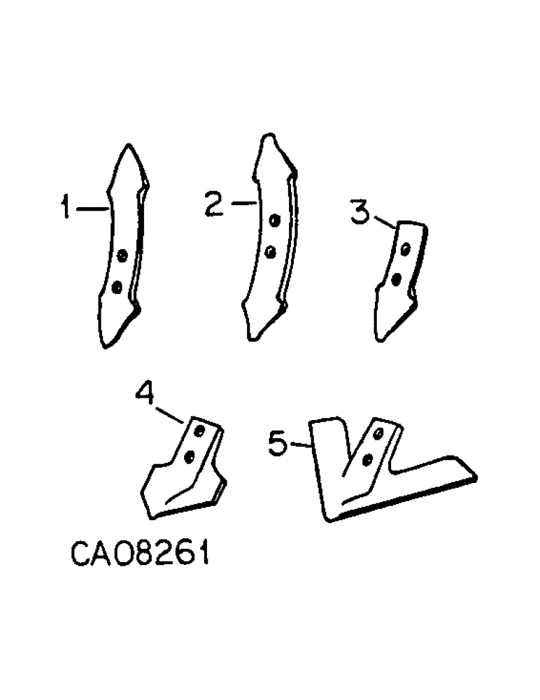 Схема запчастей Case IH 4600 - (A-14) - 4600 VIBRA SHANK, WING TYPE, GROUND WORKING TOOLS 