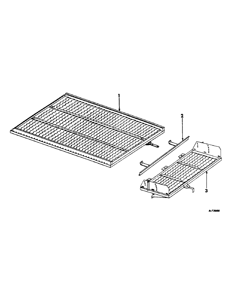 Схема запчастей Case IH 303 - (312) - SIEVES TO INCREASE CLEANING AREA (88) - ACCESSORIES