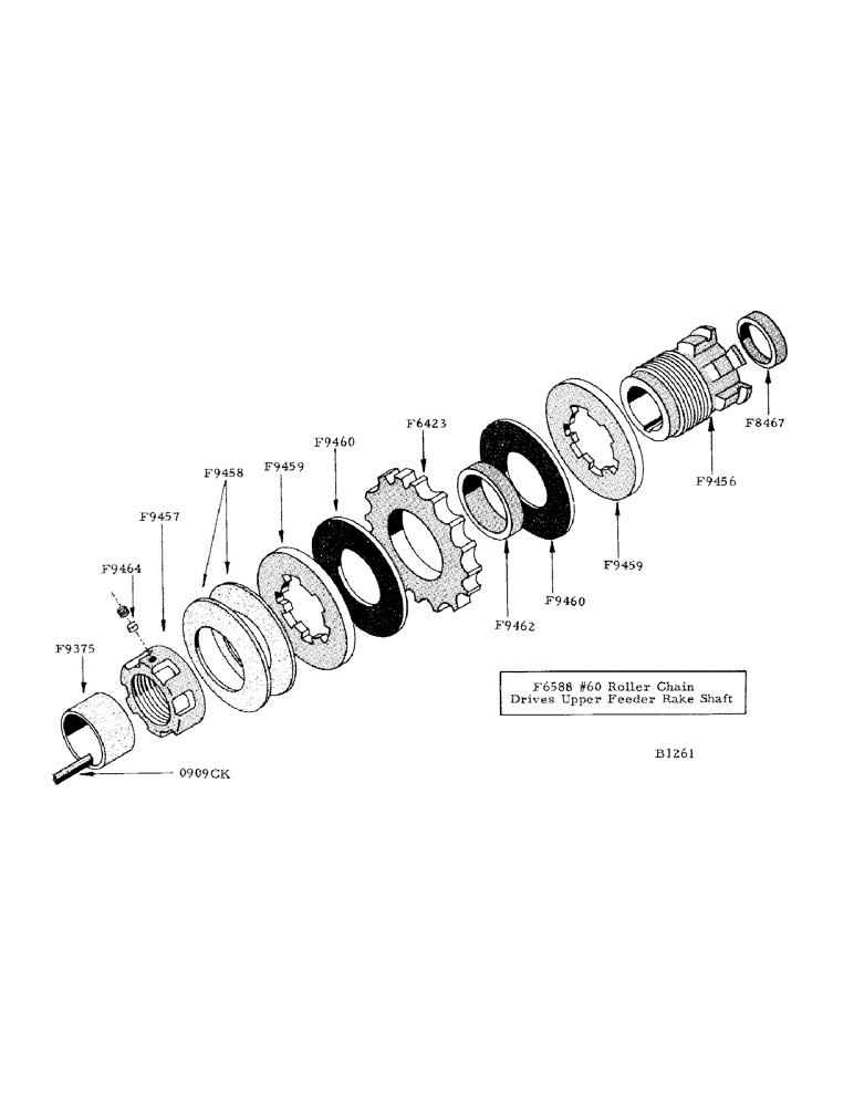 Схема запчастей Case IH 800 - (078) - HEADER DRIVE SLIP CLUTCH, TORQUE LIMITER (58) - ATTACHMENTS/HEADERS