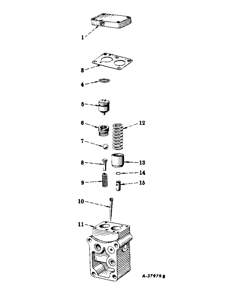 Схема запчастей Case IH 340 - (218) - HYDRAULIC SYSTEM, REGULATOR AND SAFETY VALVE (07) - HYDRAULIC SYSTEM