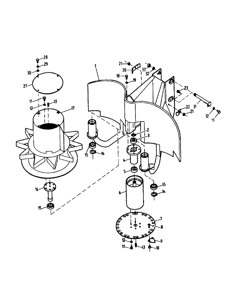 Схема запчастей Case IH 7000 - (A02-02) - STANDARD TOPPER AND GATHERING DRUM Mainframe & Functioning Components