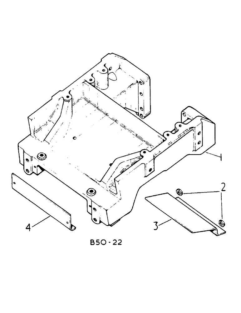 Схема запчастей Case IH 784 - (14-009) - FRONT BOLSTER Suspension