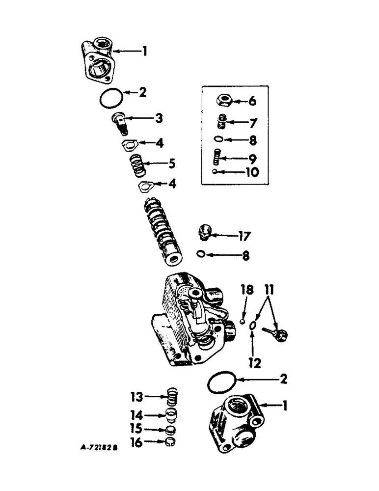 Схема запчастей Case IH 2806 - (J-09) - STEERING MECHANISM, POWER STEERING PILOT VALVE Steering Mechanism