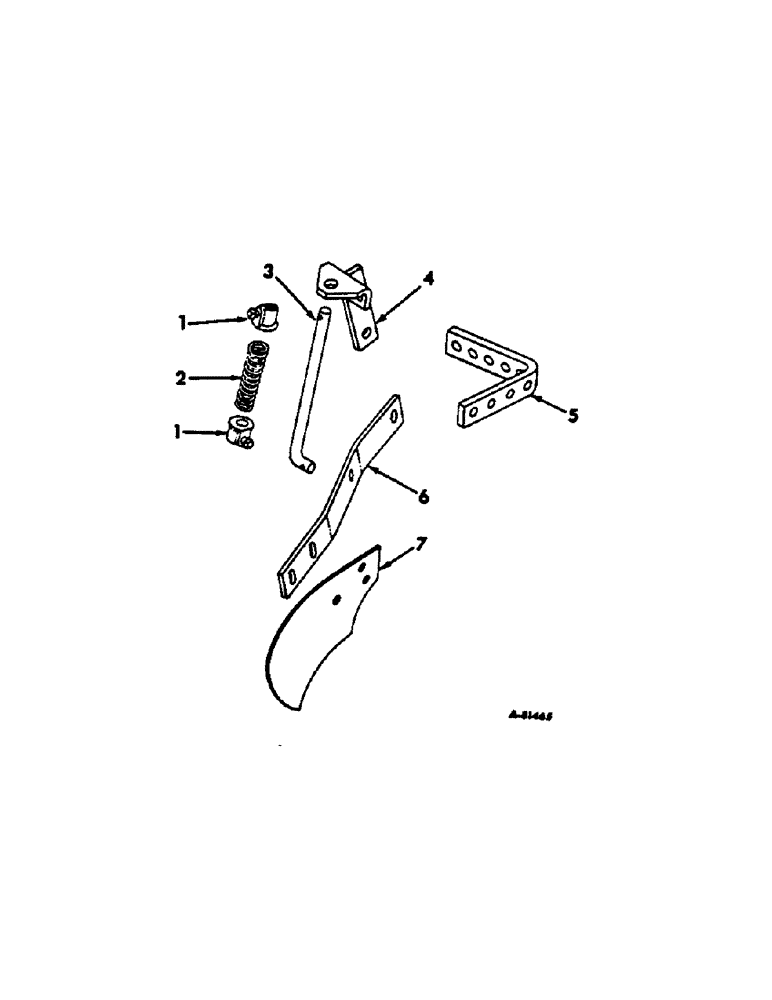 Схема запчастей Case IH 56-SERIES - (N-68) - BLADE COVERING ATTACHMENT, WIDE, QUANTITIES SHOWN ARE PER ROW 