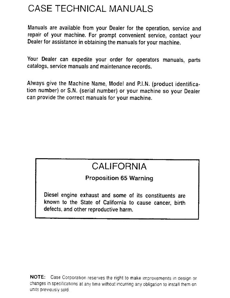 Схема запчастей Case IH 2501 - (26) - CASE TECHNICAL MANUALS 