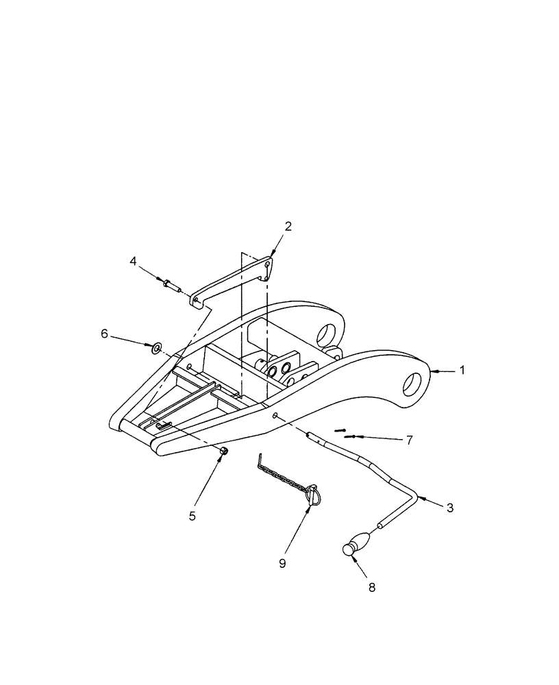 Схема запчастей Case IH BRX160 - (420.01) - MALE QUICK HITCH - 715423056, 716437056 