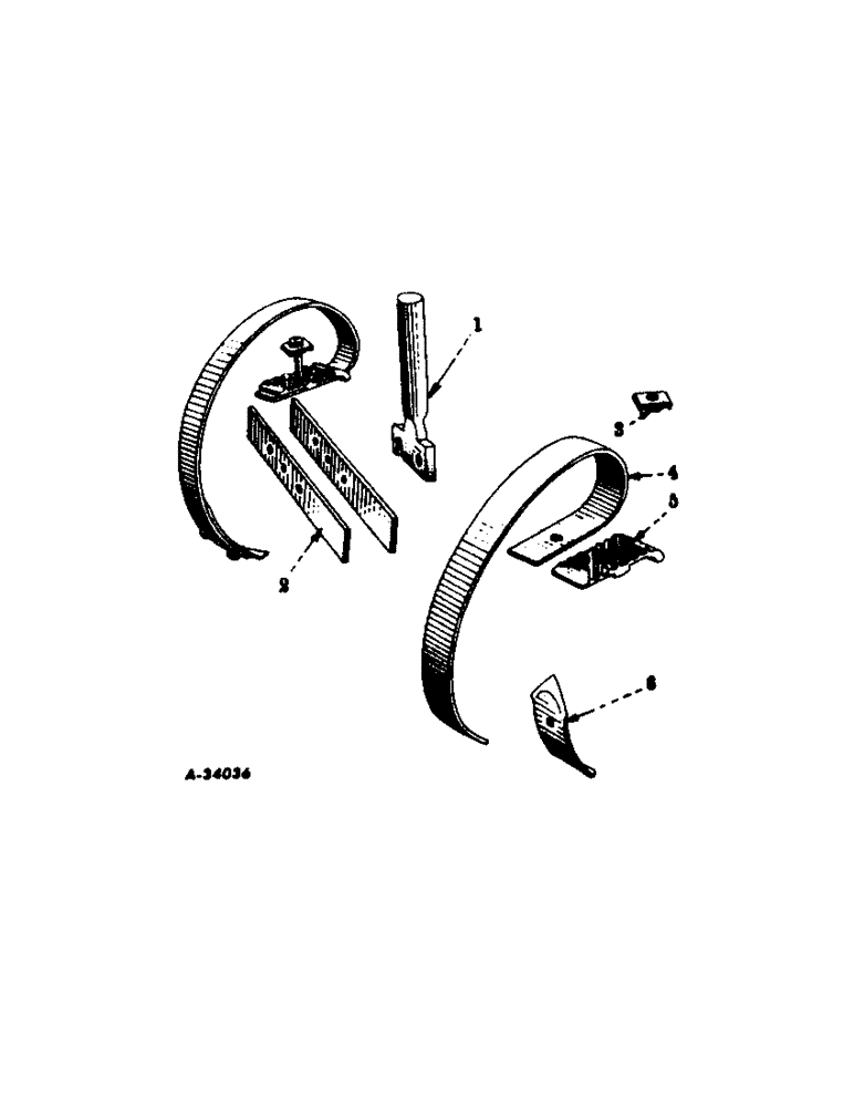 Схема запчастей Case IH INTERNATIONAL - (A-37[A]) - REAR SECTIONS, SPRING TEETH, DOUBLE 