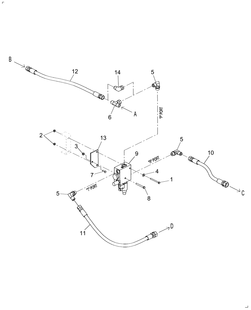 Схема запчастей Case IH DH362 - (20.07.03[4]) - HYDRAULICS, REEL SYNCHRONIZATION (07) - HYDRAULICS