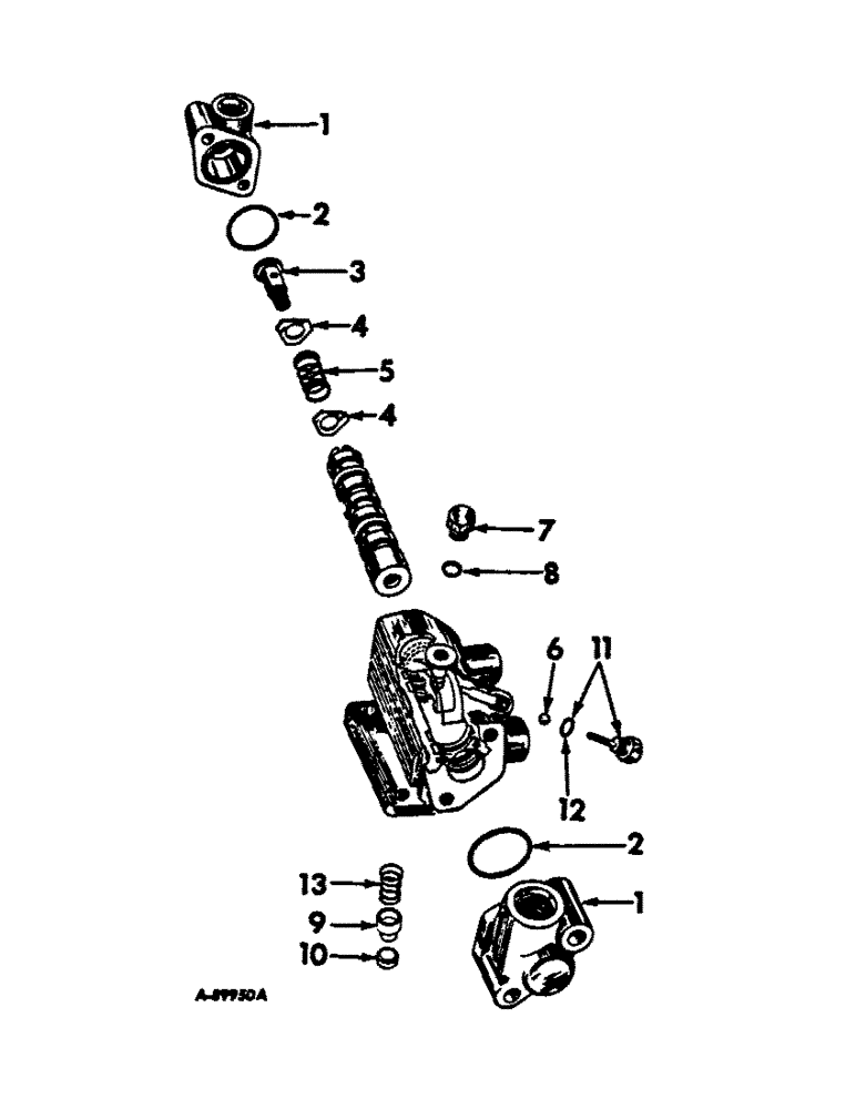 Схема запчастей Case IH 656 - (J-15) - STEERING MECHANISM, POWER STEERING PILOT VALVE Steering Mechanism