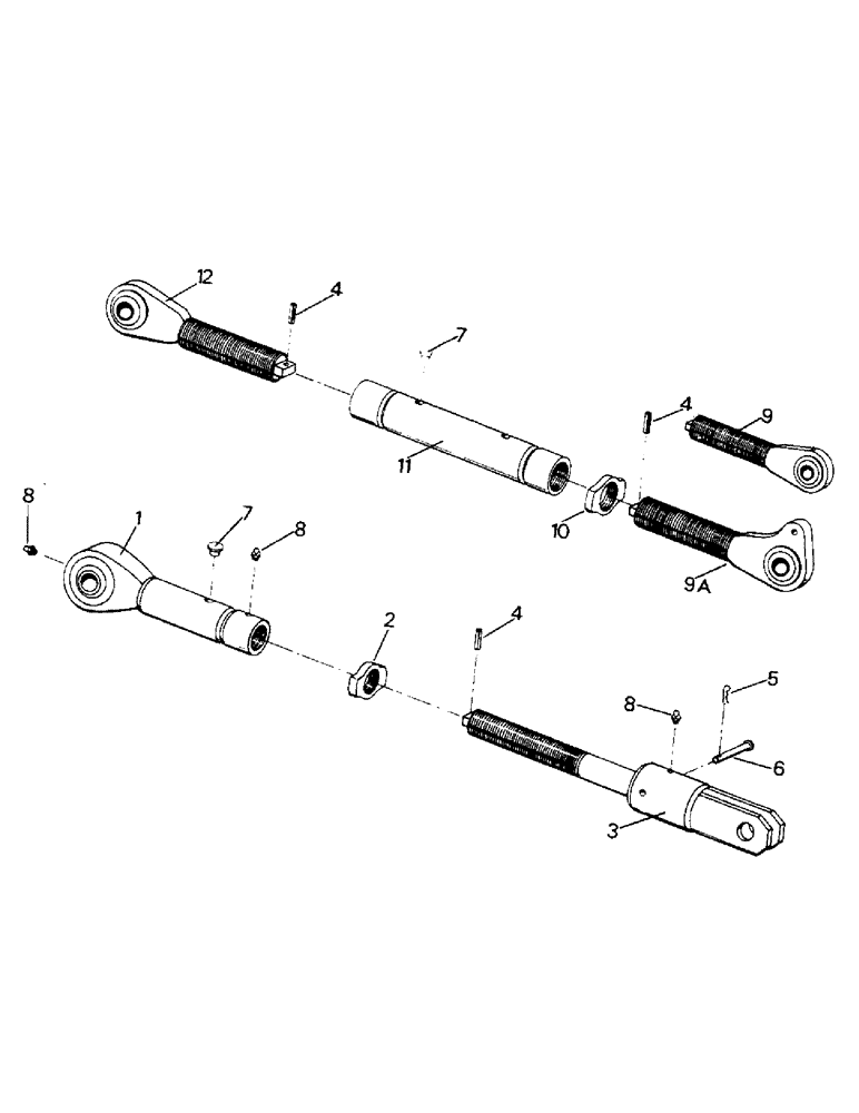 Схема запчастей Case IH STEIGER - (10-06) - ADJUSTING ARM AND LINK ASSEMBLIES, 3-POINT HITCH Options & Miscellaneous