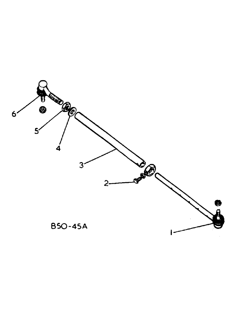 Схема запчастей Case IH 584 - (14-11) - TIE ROD ASSY, ADJUSTABLE FRONT AXLE, STRAIGHT, HEAVY DUTY Suspension