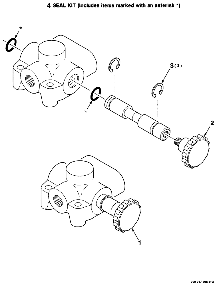 Схема запчастей Case IH RS561 - (08-018) - HYDRAULIC SHUTOFF VALVE ASSEMBLY (TAILGATE) (07) - HYDRAULICS