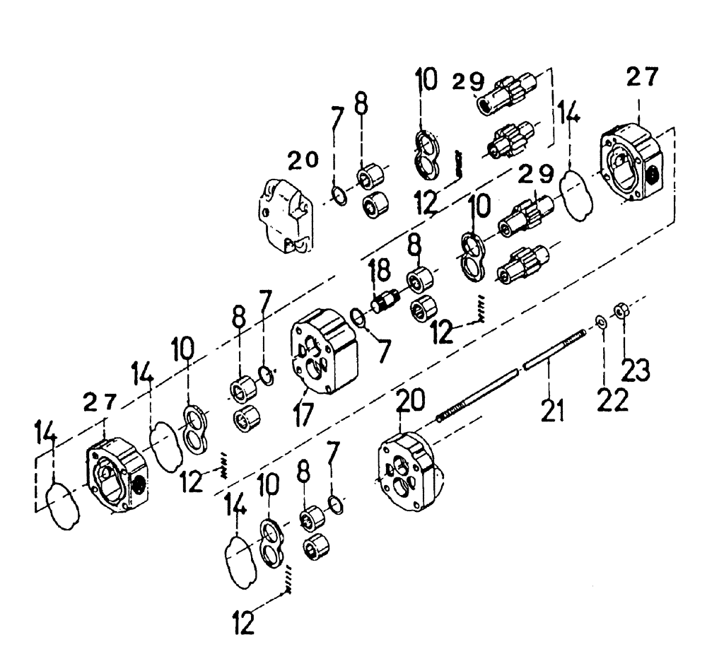 Схема запчастей Case IH AUSTOFT - (B03-03) - FLOW DIVIDER Hydraulic Components & Circuits