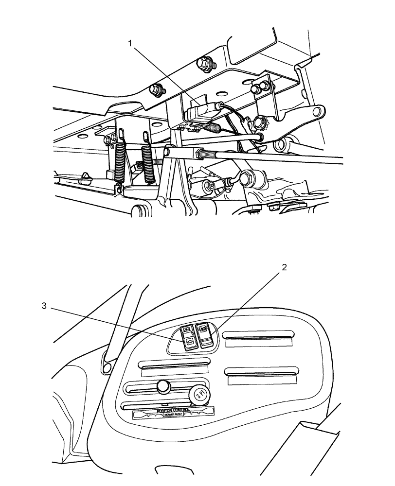 Схема запчастей Case IH D35 - (06.12) - CRUISE CONTROL BRAKE RELEASE SWITCH, CONTROL SWITCH & HST HI/LO RANGE SELECTOR SWITCH (06) - ELECTRICAL SYSTEMS