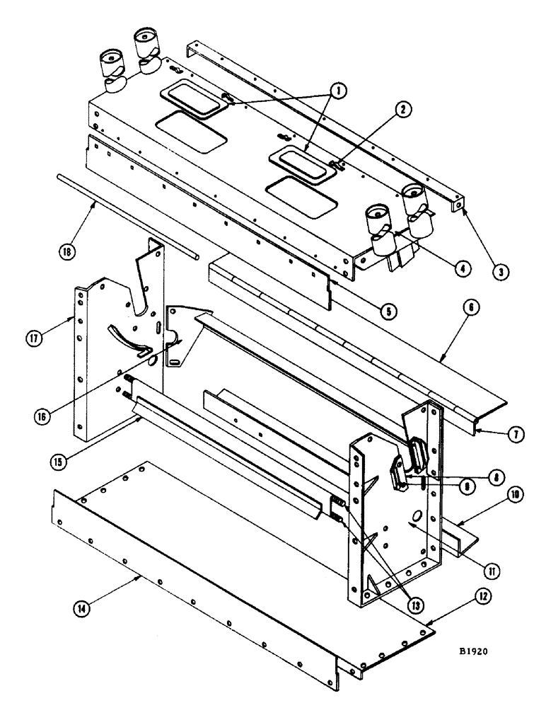 Схема запчастей Case IH 1060 - (106) - FLAX ATTACHMENT, ROLLER HOUSING (60) - PRODUCT FEEDING