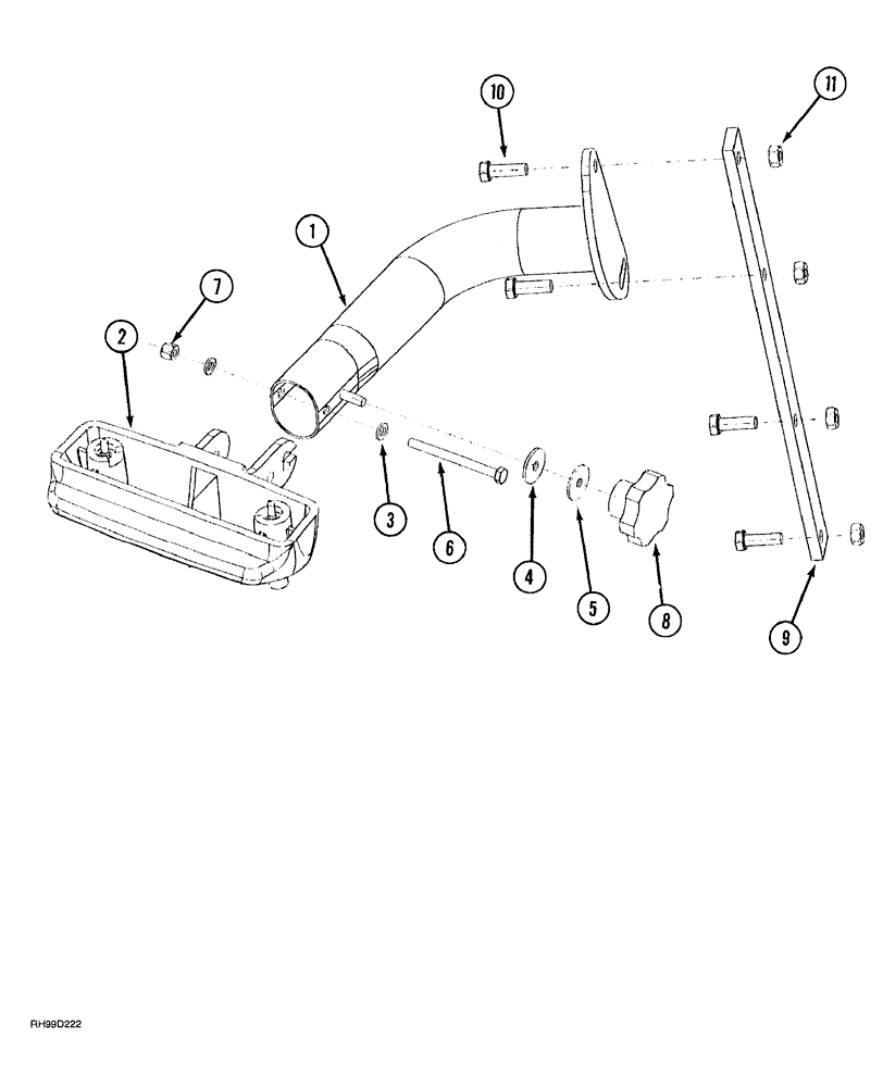 Схема запчастей Case IH AFS - (05-14) - CDU / ECDU MOUNTING (7000 AND 8900 SERIES, CX50 - CX100 TRACTOS, MX MAXXUM CAB TRACTOR) (55) - ELECTRICAL SYSTEMS