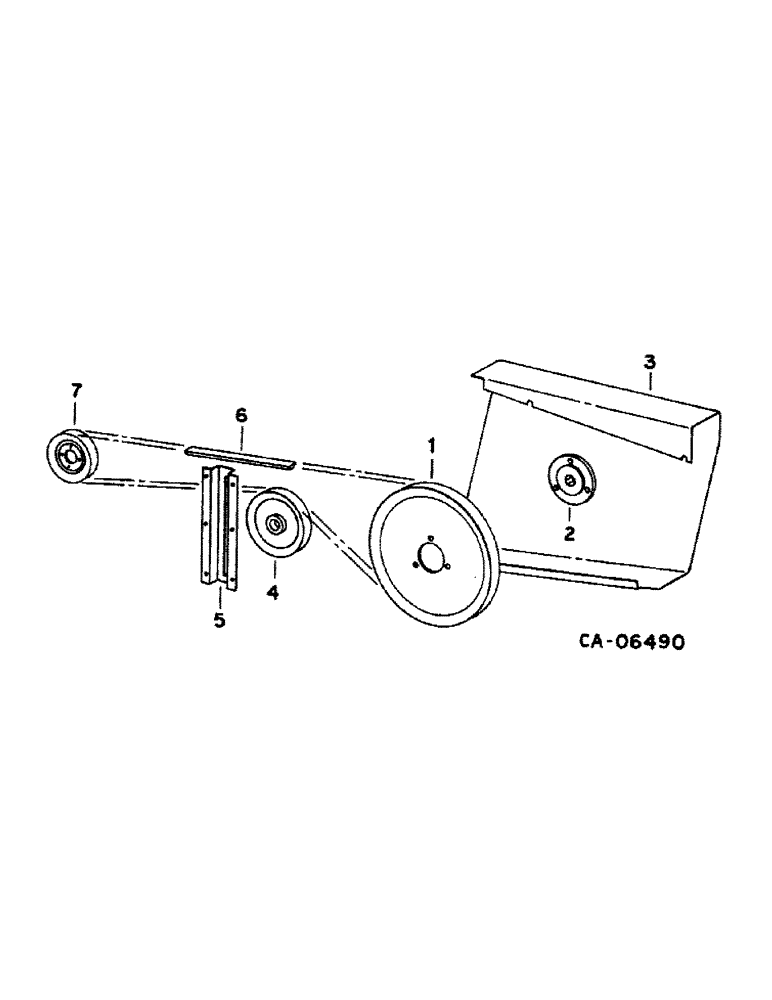 Схема запчастей Case IH 1482 - (20-12) - SEPARATOR, STRAW SPREADER DRIVE, SERIAL NUMBER 10000 AND BELOW Separation