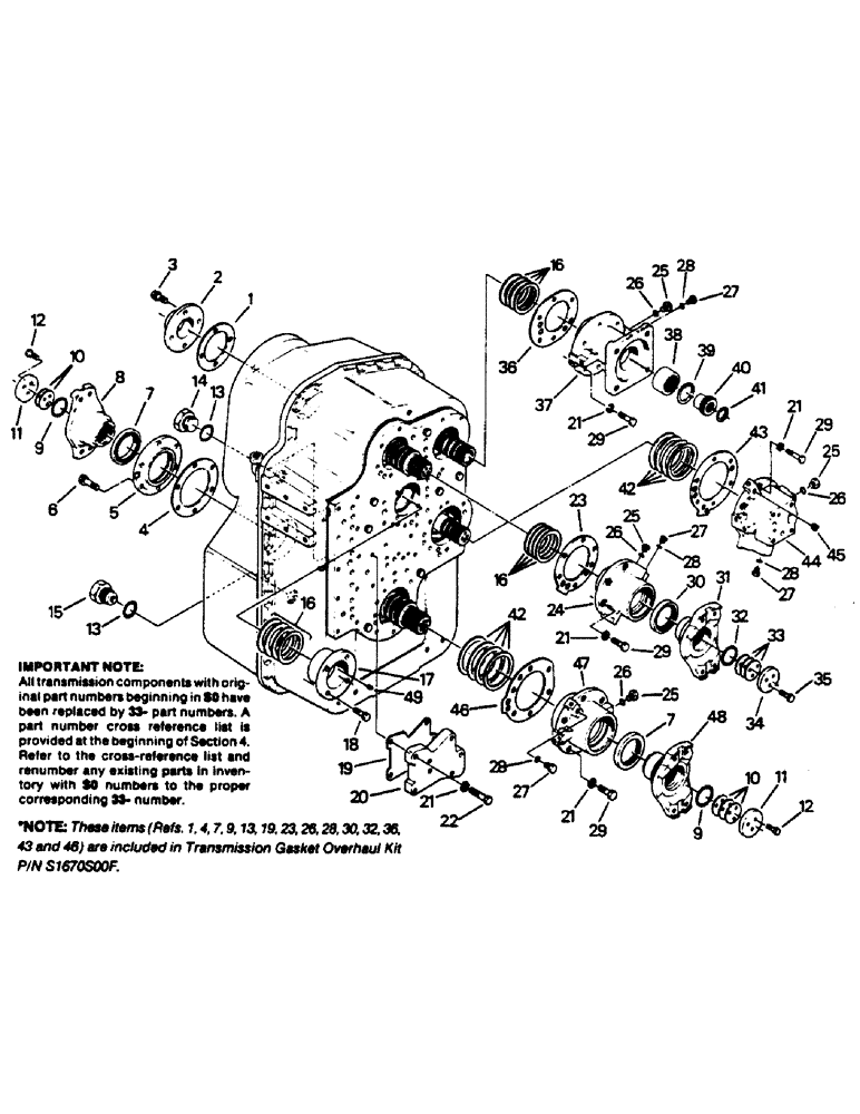 Схема запчастей Case IH 9130 - (04-57) - TRANSMISSION ASSEMBLY (04) - Drive Train