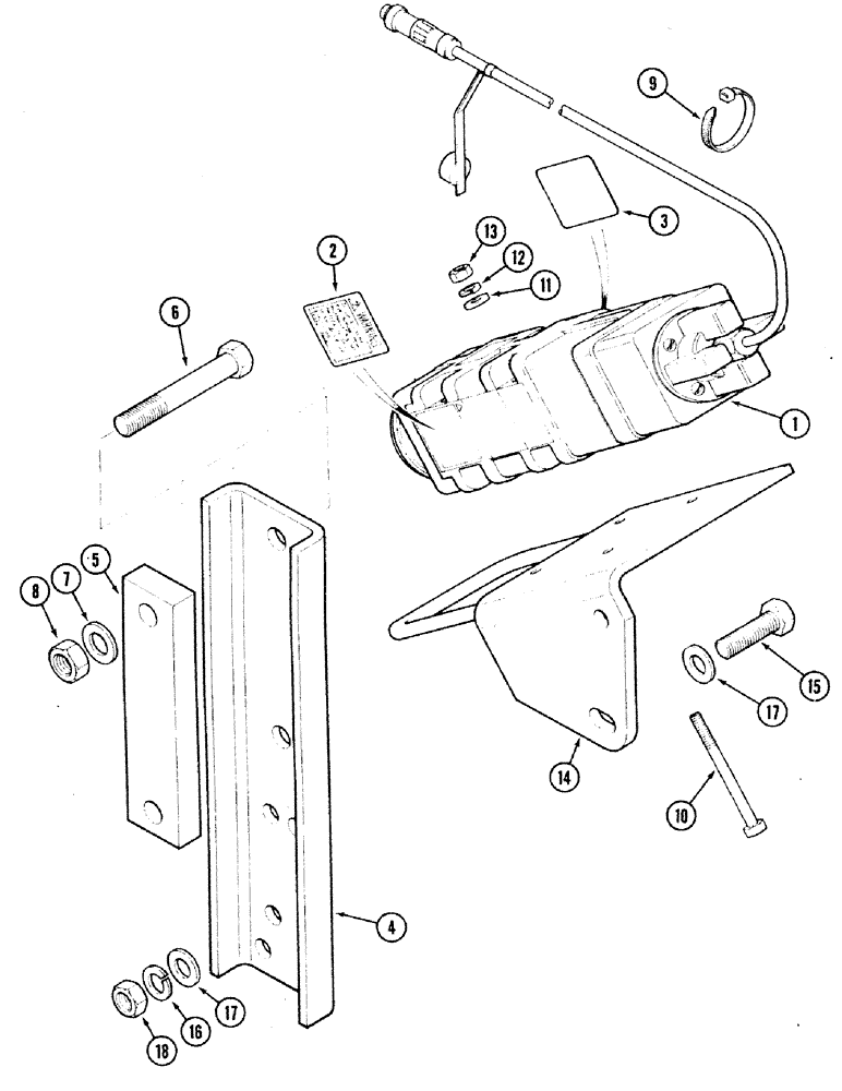 Схема запчастей Case IH 2594 - (4-62) - GROUND SPEED SENSOR (04) - ELECTRICAL SYSTEMS