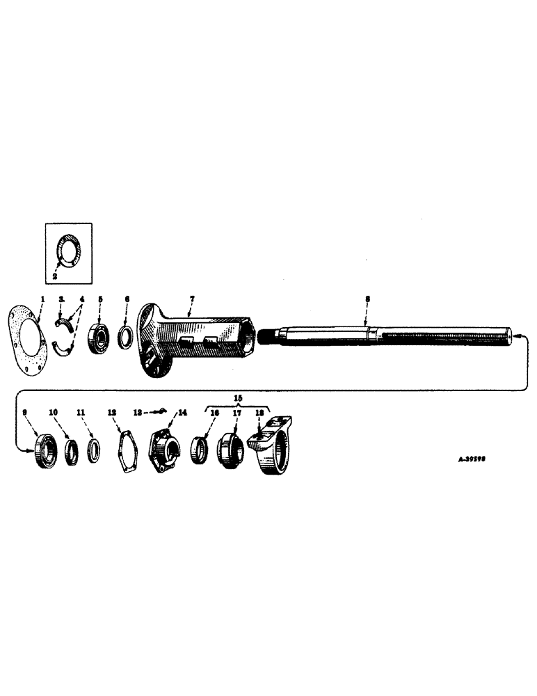 Схема запчастей Case IH SUPER C - (123) - CHASSIS, REAR AXLE (12) - CHASSIS