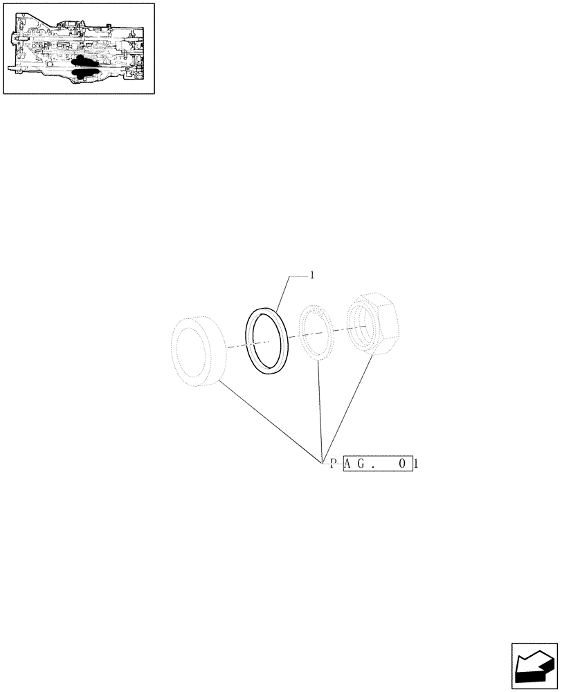 Схема запчастей Case IH PUMA 195 - (1.32.1[05]) - CENTRAL REDUCTION GEARS (03) - TRANSMISSION