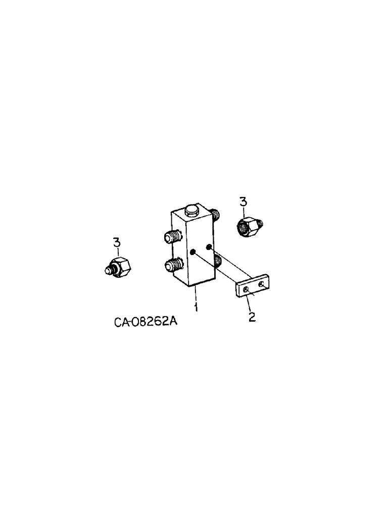 Схема запчастей Case IH 4600 - (A-22) - 4600 VIBRA SHANK, WING TYPE, CHECK VALVE ATTACHMENT 