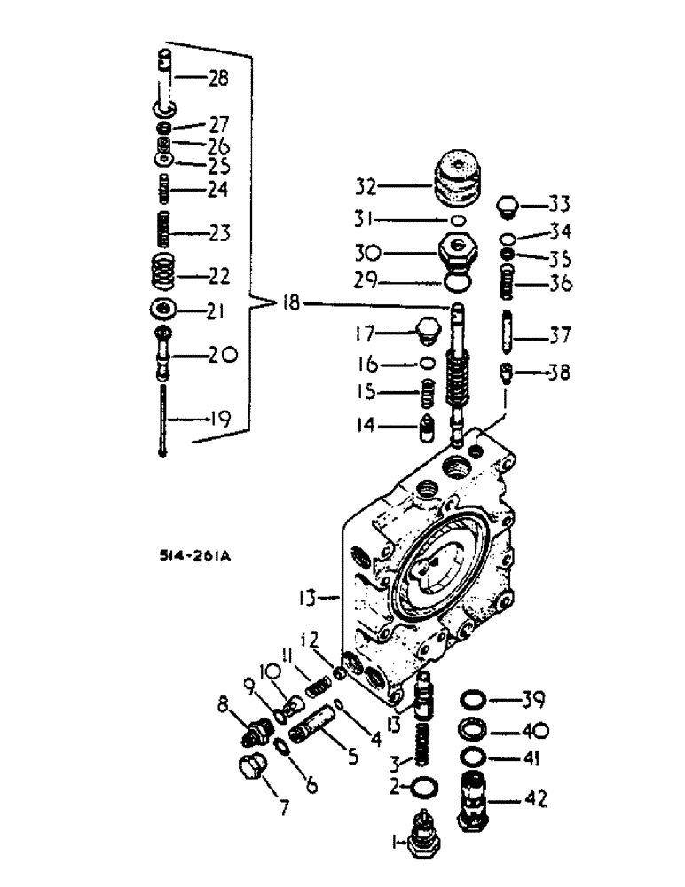 Схема запчастей Case IH 2500 - (10-032) - MULTIPLE CONTROL VALVE (07) - HYDRAULICS