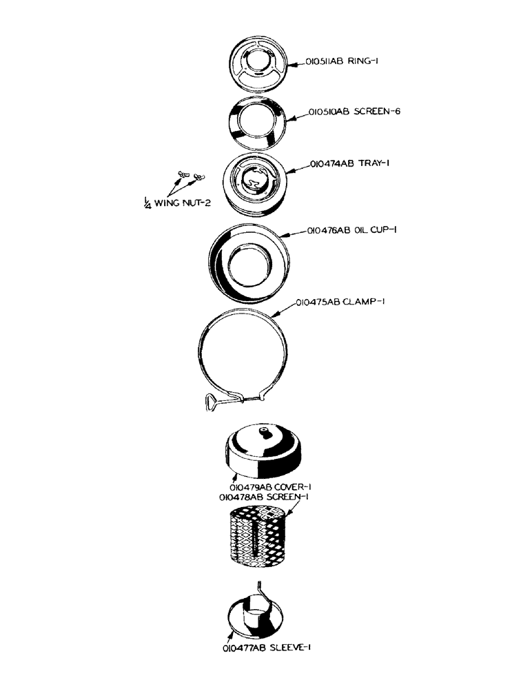 Схема запчастей Case IH 900 - (014) - DIESEL ENGINE, PARTS FOR 09818AB AIR CLEANER (02) - ENGINE