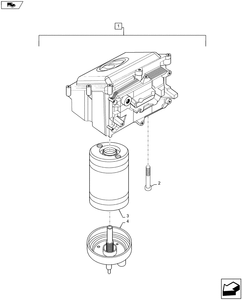 Схема запчастей Case IH STEIGER 400 - (10.254.02[02]) - MODULE ASSY., DENOX2 UREA SUPPLY (10) - ENGINE