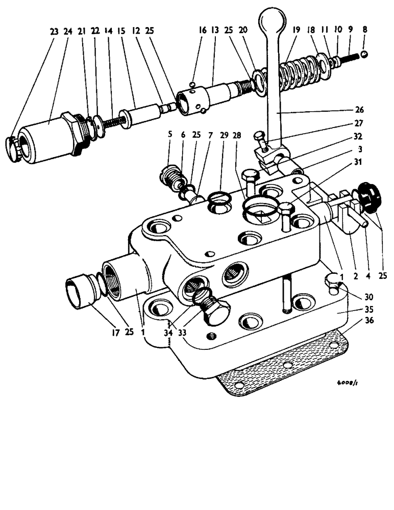 Схема запчастей Case IH 880A - (050) - DOUBLE-ACTING LIVE TAKE-OFF VALVE U844, SINGLE VALVE, OPTIONAL EQUIPMENT, U845, TWIN VALVE (07) - HYDRAULIC SYSTEM