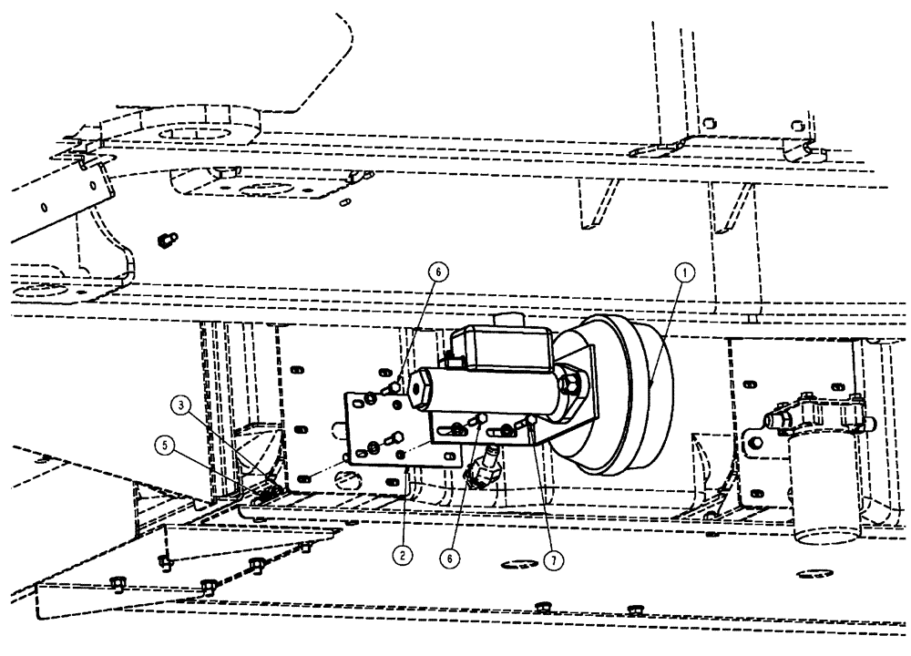 Схема запчастей Case IH FLX3510 - (07-011) - ACTUATOR GROUP, AIR/HYD Pneumatics