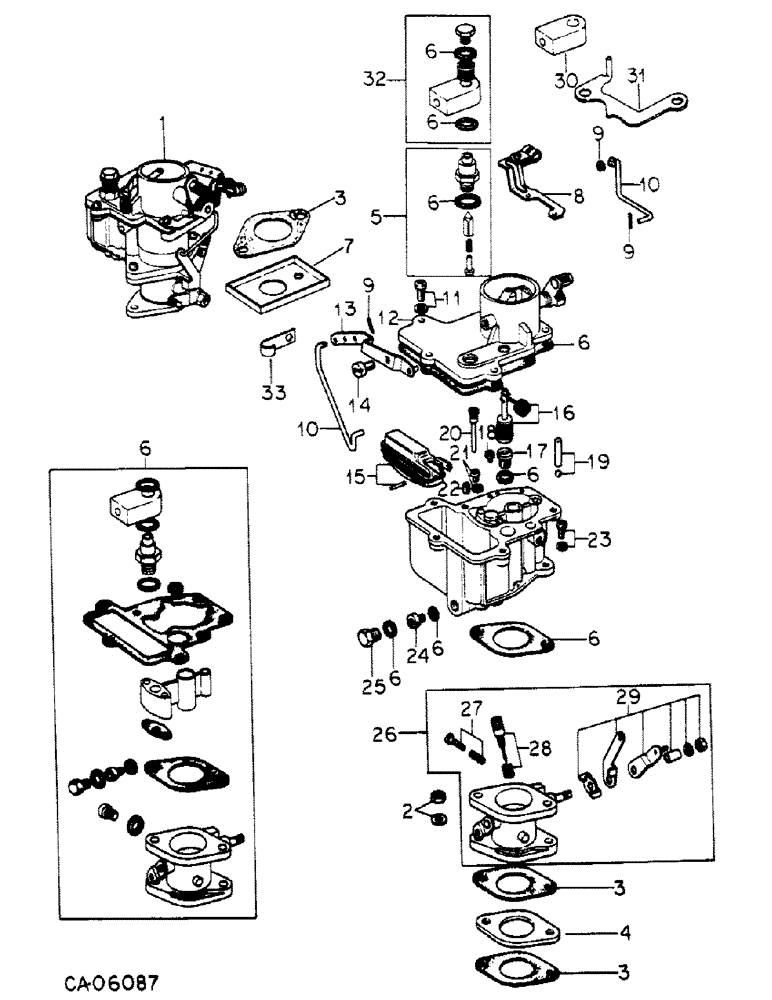 Схема запчастей Case IH 4150 - (12-13) - POWER, CARBURETOR, MAZDA ENGINE (04) - Drive Train