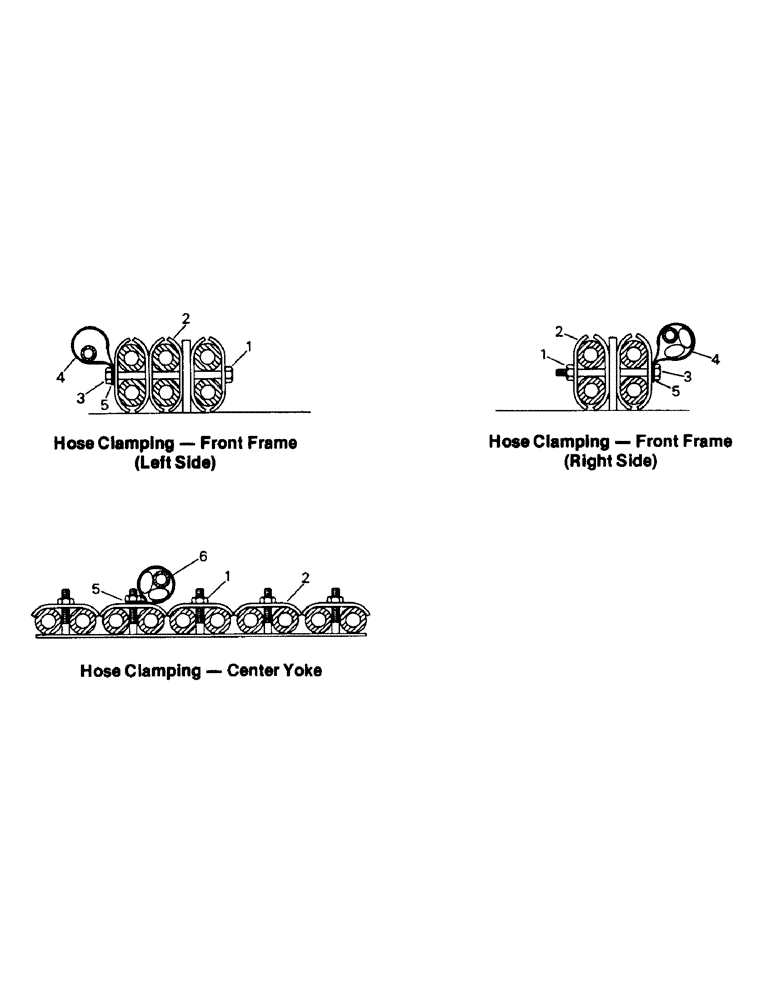 Схема запчастей Case IH PTA270 - (08-08) - HYDRAULIC HOSE MOUNTING (07) - HYDRAULICS