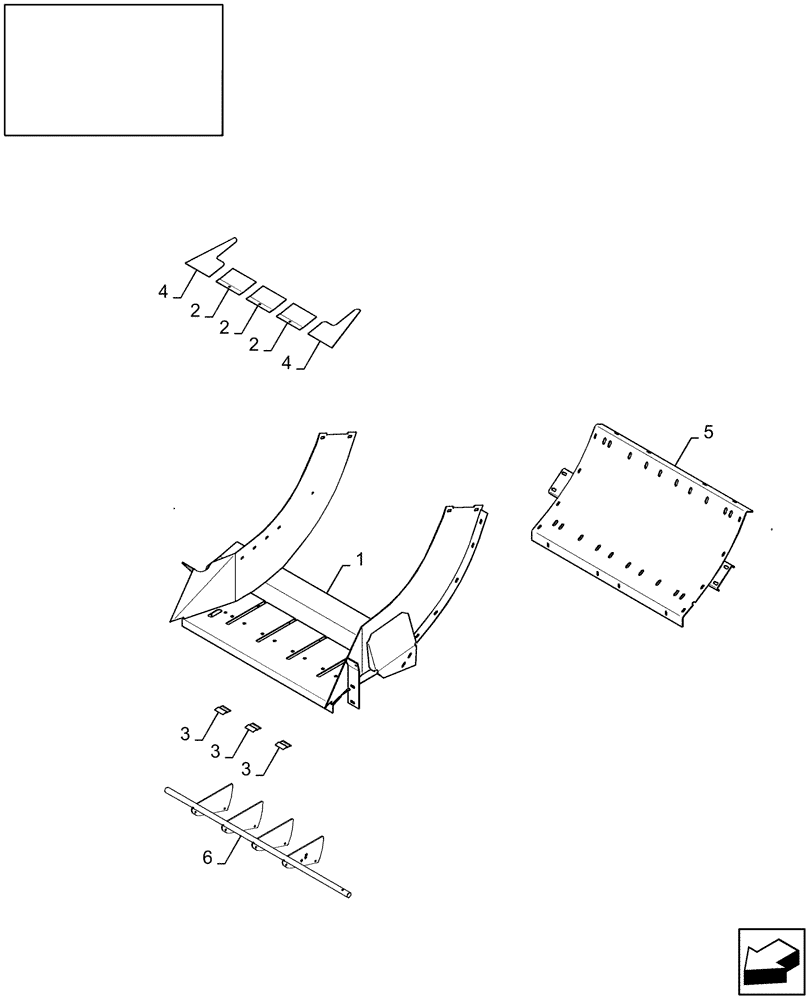 Схема запчастей Case IH LB333R - (18.84318338[01]) - SERVICE KIT : ROTOR CUTTER FLOOR KIT (18) - ACCESSORIES