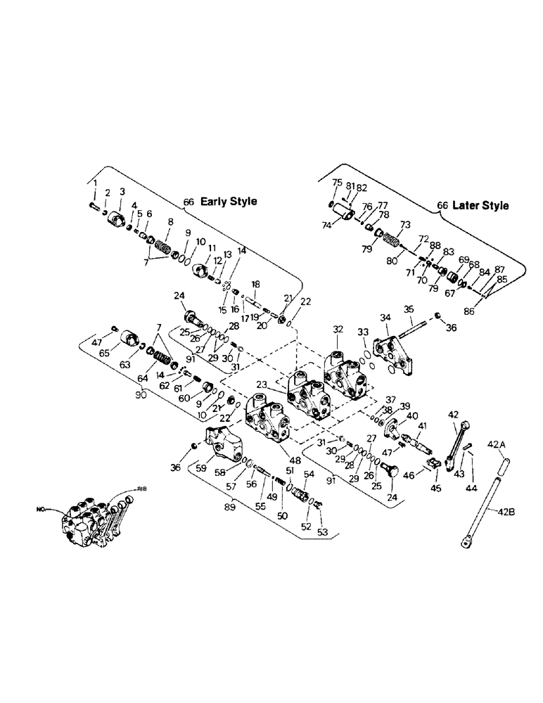 Схема запчастей Case IH STEIGER - (08-21) - CONTROL VALVE (07) - HYDRAULICS