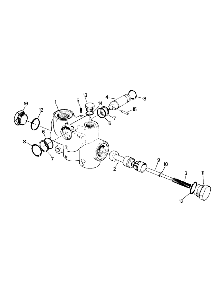 Схема запчастей Case IH KS-325 - (08-11) - FLOW DIVIDER ASSEMBLY (07) - HYDRAULICS