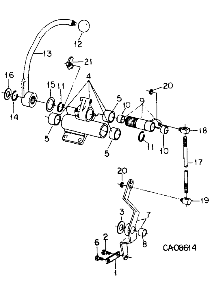 Схема запчастей Case IH 6788 - (10-32) - HYDRAULICS, FOURTH AUXILIARY VALVE CONTROLS (07) - HYDRAULICS