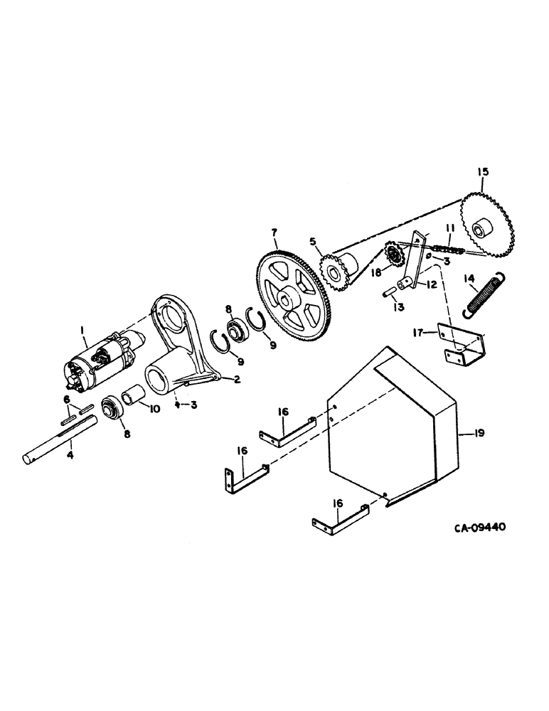 Схема запчастей Case IH 1480 - (33-16) - FEEDER, FEEDER REVERSER, MACHINES W/O ROCK TRAP (13) - FEEDER